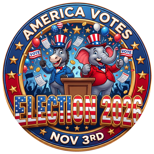 Election 2026 badge